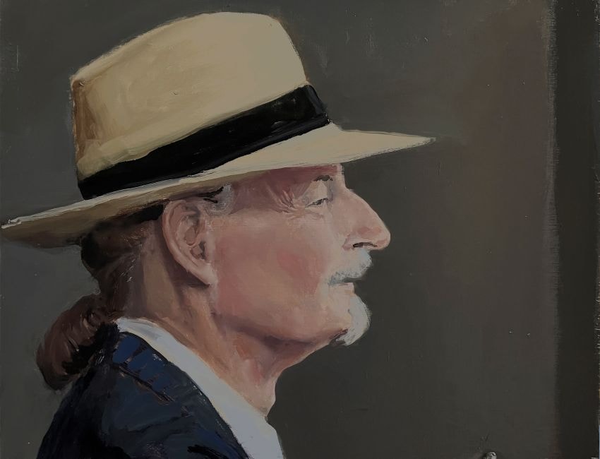 John Dorchester self-portrait